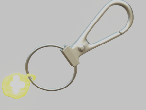 A nest with its eggs for your keychain 3D Принт Модель