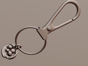 A nest with its eggs for your keychain 3D Принт Модель