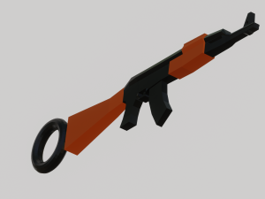 A little AKM for your keychain 3D Print Models