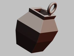 A little nice jar for your keychain 3D Принт Модель