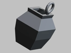 A little nice jar for your keychain 3D Print Model