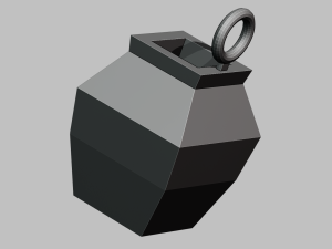 A little nice jar for your keychain 3D Принт Модель