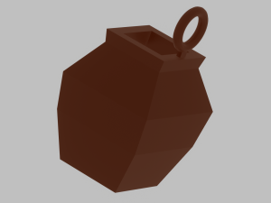 A little nice jar for your keychain 3D Принт Модель