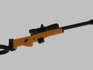 A little sniper for your keychain 3D 打印模型