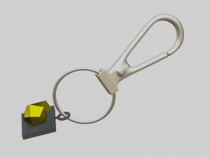 A nice gemstone for your keychain Modèles 3D en vedette