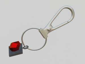 A nice gemstone for your keychain Modèles 3D en vedette