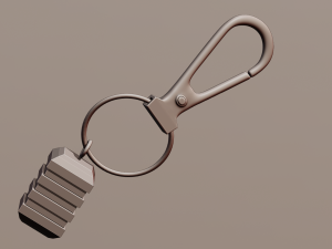 A beehive in the cubical style for your keychain 3D 打印模型