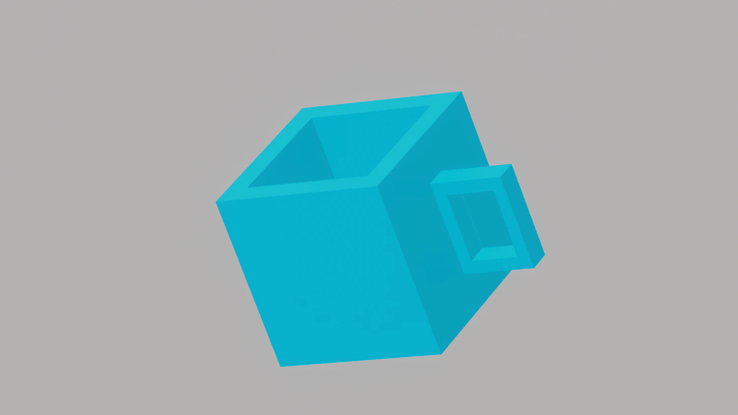 A little nice cup for your keychain 3D Print Model .c4d .max .obj .3ds .fbx .stl .blend 