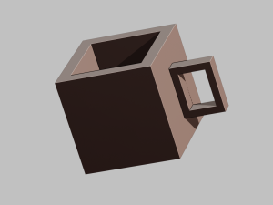 A little nice cup for your keychain 3Dプリントモデル
