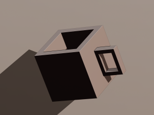 A little nice cup for your keychain 3Dプリントモデル