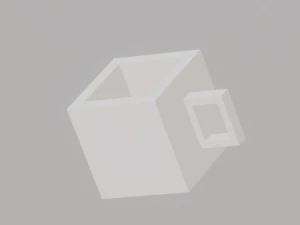 A little nice cup for your keychain 3D Print Model