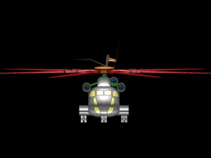 Sikorsky CH-53 Super Heavy Lift Helicopter 3D Модель