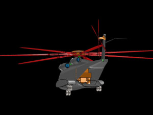 Sikorsky CH-53 Super Heavy Lift Helicopter 3D Модель