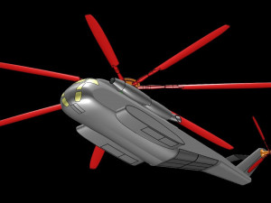 Sikorsky CH-53 Super Heavy Lift Helicopter 3D Модель