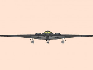 B-2 Stealth Bomber Assembly Model 3D Модель
