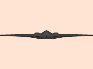 B-2 Stealth Bomber Assembly Model 3D Модель