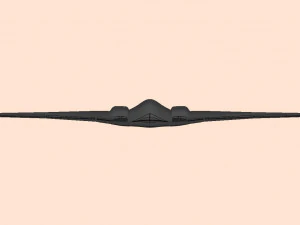 B-2 Stealth Bomber Assembly Model 3D Model