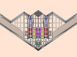 B-2 Stealth Bomber Assembly Model 3D Модель