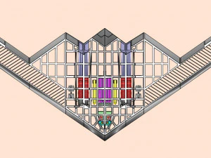B-2 Stealth Bomber Assembly Model 3D Model
