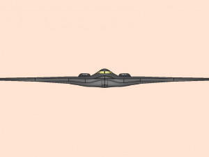 B-2 Stealth Bomber Assembly Model 3D Модель