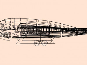 B-2 Stealth Bomber Assembly Model 3D Модель