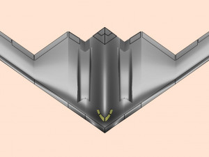 B-2 Stealth Bomber Assembly Model 3D Модель