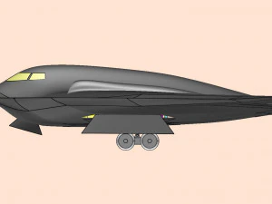 B-2 Stealth Bomber Assembly Model 3D Model