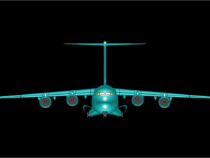 C-17 Solid Assembly Model 3D मॉडल