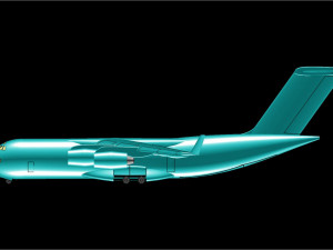 C-17 Solid Assembly Model 3D मॉडल
