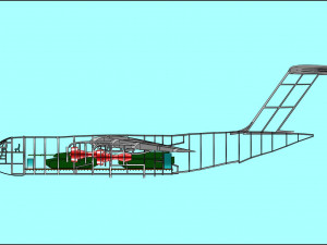 C-17 Solid Assembly Model 3D मॉडल