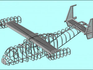 V-22 Osprey Solid Assembly Model 3D Model