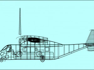 V-22 Osprey Solid Assembly Model 3D Model