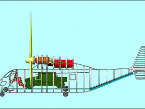 V-22 Osprey Solid Assembly Model 3D Model