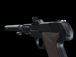 Authors pistol 3D Модель