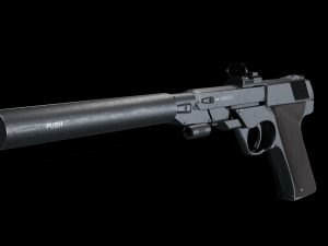 Authors pistol 3D Модель