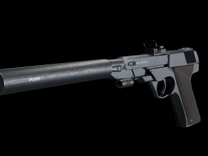 Yazarlar tabanca 3D Model