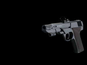 Authors pistol 3D Модель