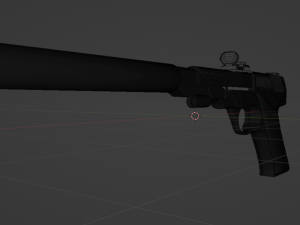Authors pistol 3D Модель