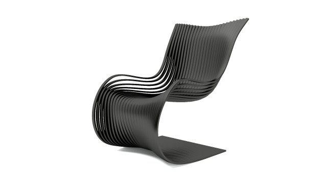 Modern pipo chair Modern furniture 3D Model .c4d .max .obj .3ds .fbx .stl .blend 