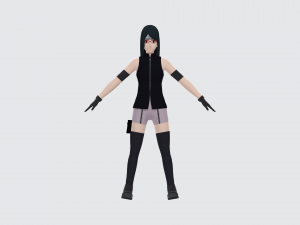 Sarada uchiha 3Dモデル