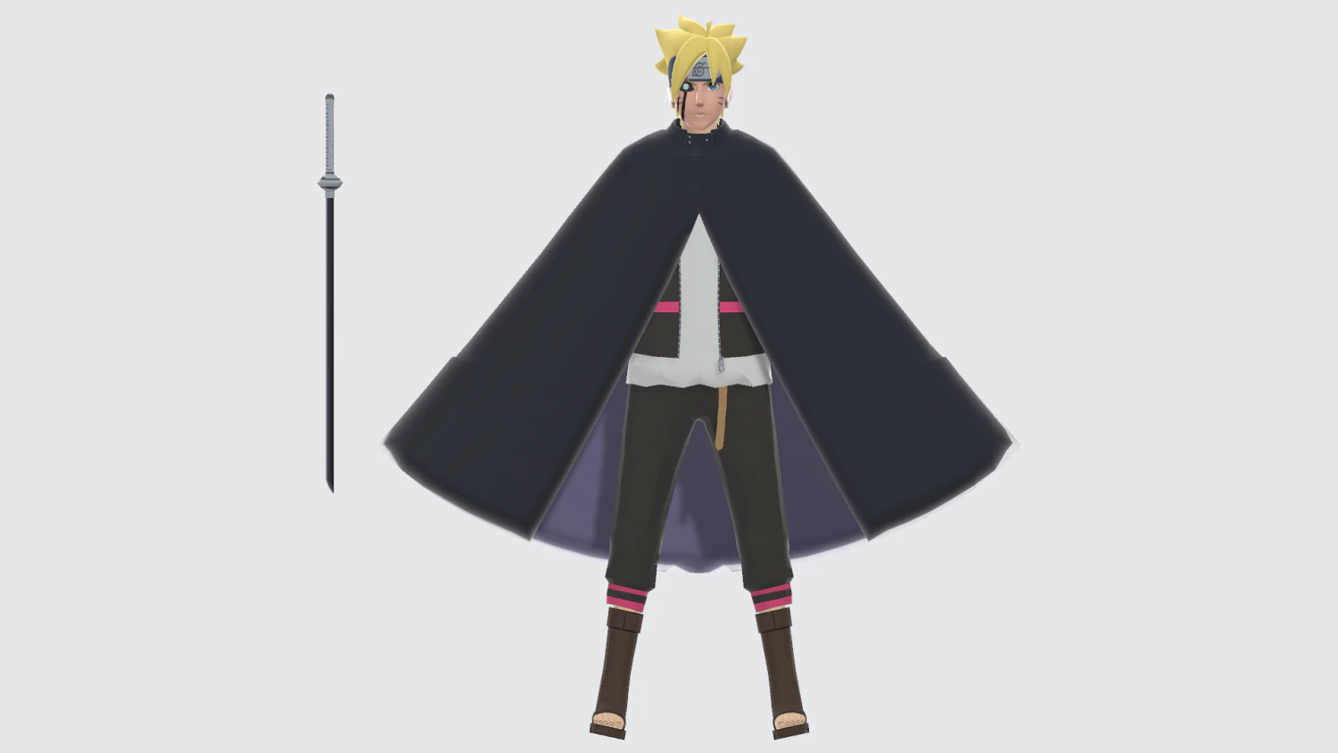 Boruto 3D Model .c4d .max .obj .3ds .fbx .stl .blend