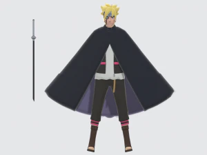 Boruto 3D Modell