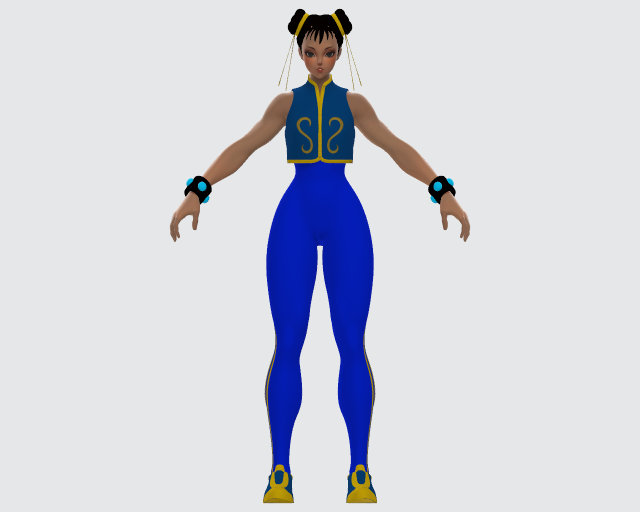 Chun lee Modello 3D .c4d .max .obj .3ds .fbx .stl .blend 