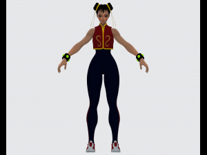 Chun lee Modello 3D