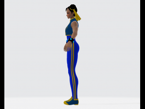 Chun lee Modello 3D