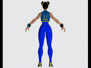 Chun lee Modello 3D