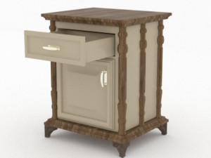 Bedside table 3D 모델
