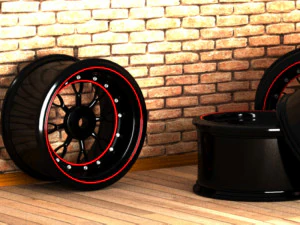 Car rims 3D Model