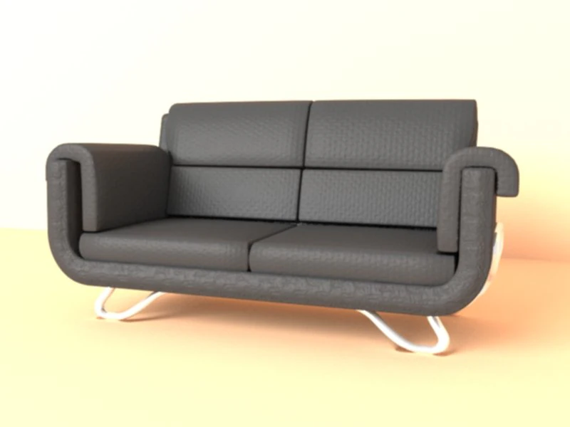 Sofa 3D Model .c4d .max .obj .3ds .fbx .stl .blend