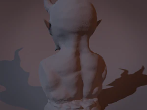 Realistic statue of Demon - Ready to Print 3D Print Model